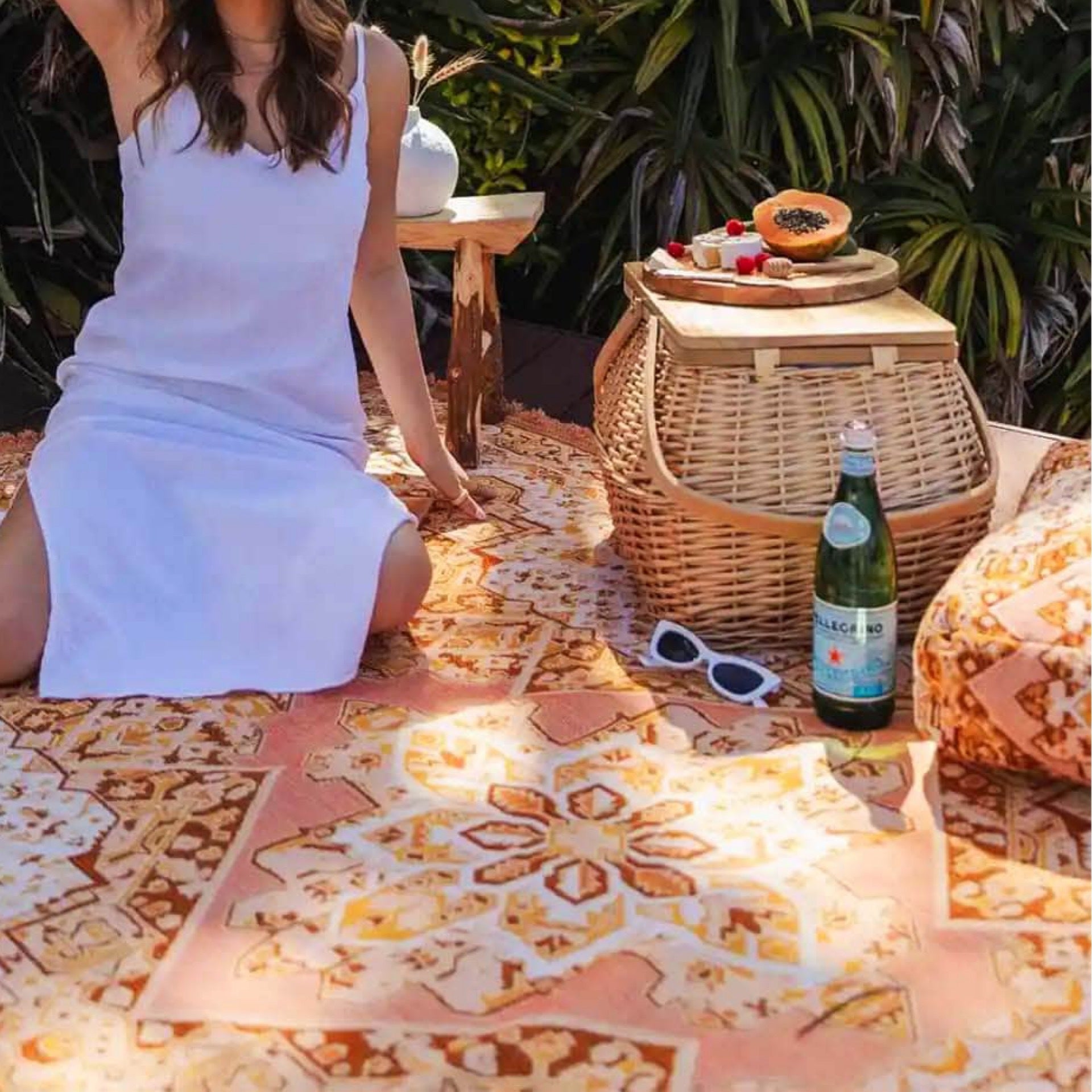 Sonder picnic rug by Wilder the label The Petal Folk